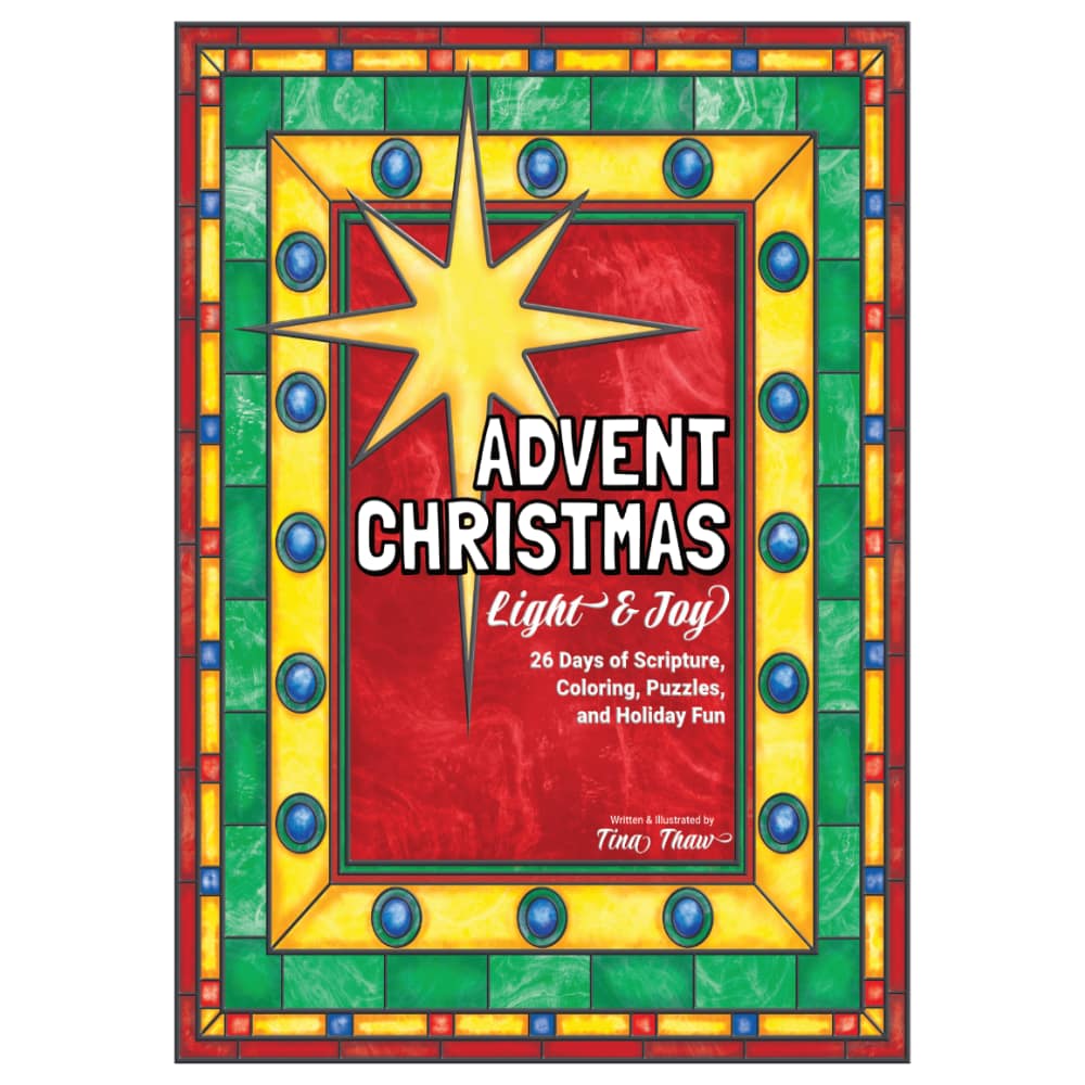 advent christmas light & joy: 26 days of scripture, coloring, puzzles, and holiday fun